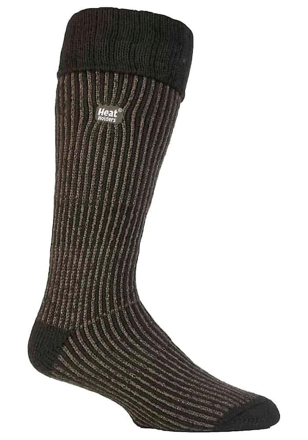 Fleeceforede termiske knestrømper for menn (FMY) Navy 6-11 uk