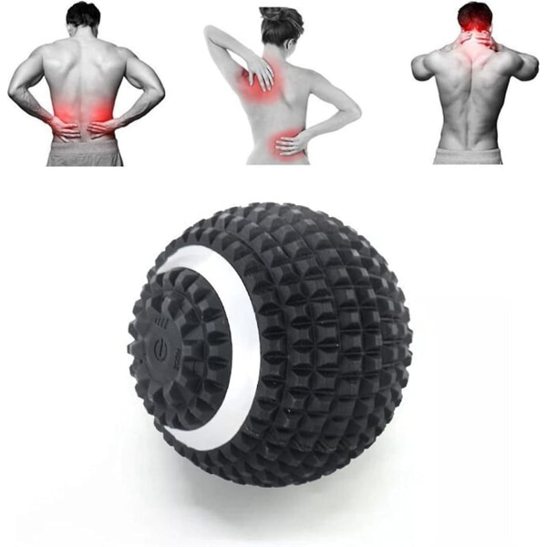 Fitness Usb Electric Yoga Massage Roller Ball Vibration Peanut Training Fascia Ball Foot Massager Muskelafspænding (FMY)
