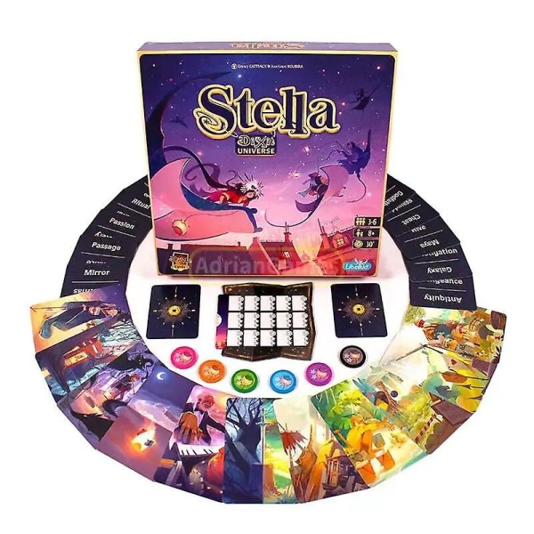 Dixit Stella Univerus Engelsk Brætspil Dixit Udvidelse Journey Harmonies Daydreams Kort Venner Familie Middagsfest Brætspil  (FMY) Stella