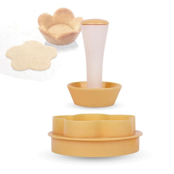 Flower Shape Cake Cup Moulds Set Diy Baking Decorating Cake Cup Mold Gadgets  (FMY)