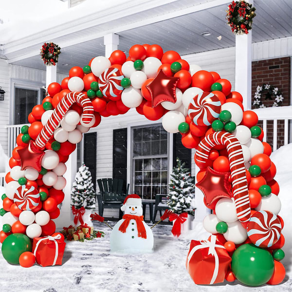Christmas Balloon Arch Kit God Juldekoration för hemmet 2023 Navidad Xmas Tree Decor Natal Noel Kerst Nyårspresenter 2024 (FMY) balloon style 2