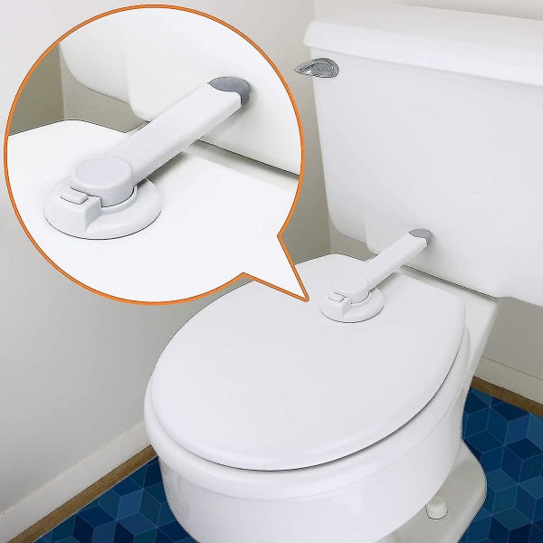 Toiletlås Børnesikkerhed Babysikker toiletsædelås med 3 m klæbemiddel (FMY)
