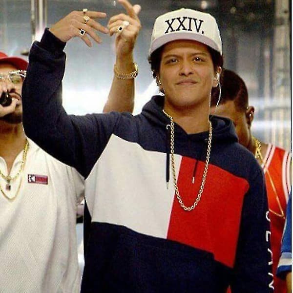 Hatte Bruno Mars Magic K-pop Justerbar Hip-hop Snapback Solhat Kvinder (hvid) (FMY)