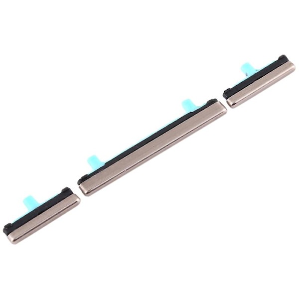 For Samsung Galaxy S8 G950/S8+ G955 3 stk/sett OEM På/Av og Volum Sideknapper  (FMY) Gold Samsung Galaxy S8