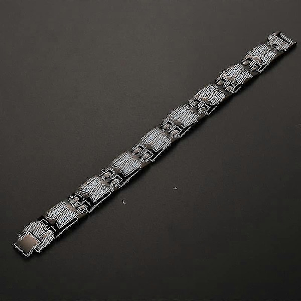 Titanium Power Magnetisk Armbånd Karbon Blå Terapi Fit Plus Magnetoterapi Kroppsstramming Armbånd (FMY)