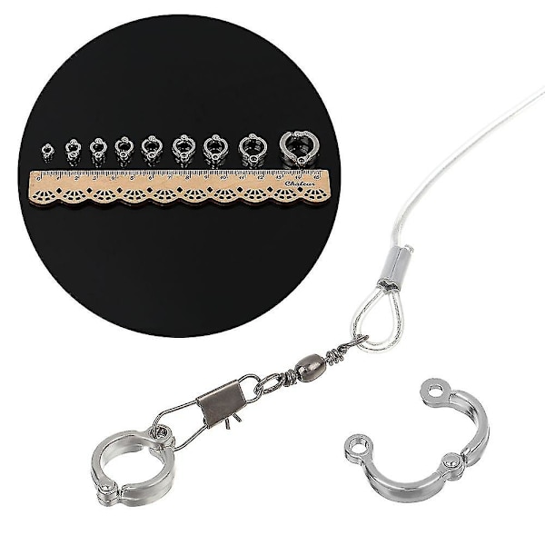 Snqtv-6m Fågel Sele Anti-bite Koppel Papegoja Flygträning Rep Resa Promenad Rep Husdjur Fågel Koppel Kits  (FMY) 8 Anklet 7.5mm