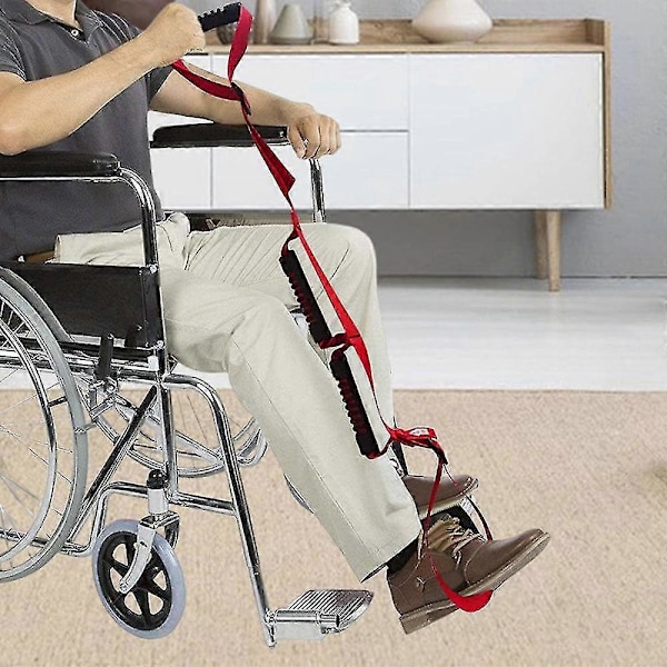 Långt Benlyftarband För Efter Knäoperation Benögla Lyftare För Att Få Benen I Och Ur Säng, Rullstol, Bil För Funktionshindrade Äldre Vuxna Handi (FMY)