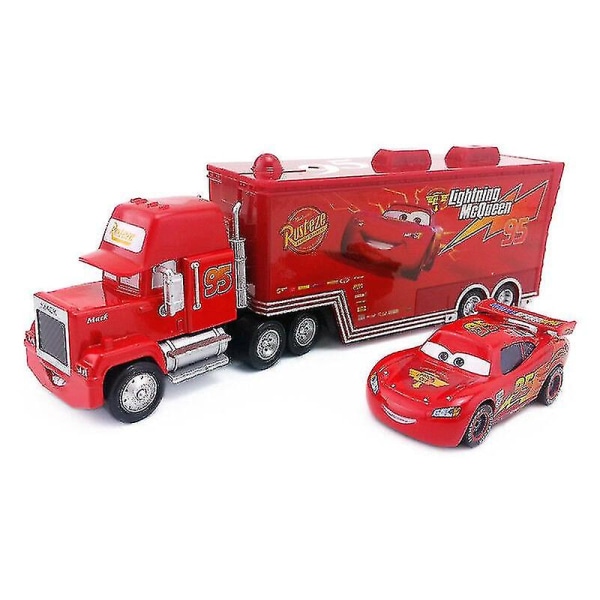 Pixar Biler Mack Lightning Mcqueen King Jackson Storm Racer Truck Bil Barn Leker (FMY) N95 Red