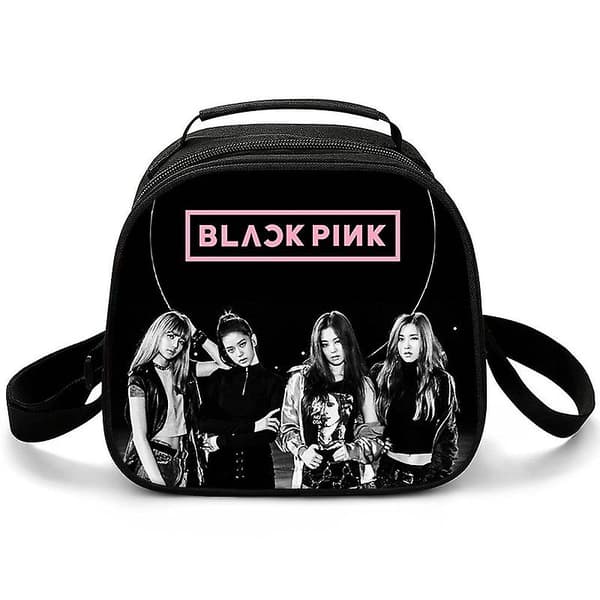 Kpop Blackpink Lunchlåda med vadderat isolerat foder Lunchväska Termisk kylväska (FMY)