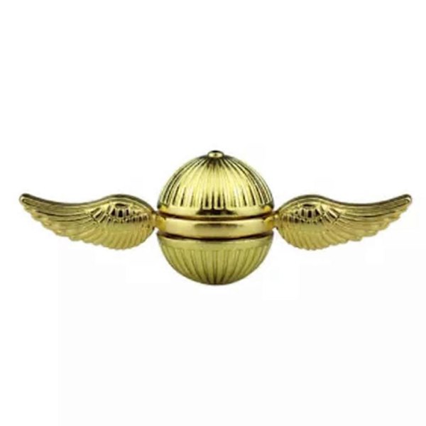 Metal Orb Fidget Spinner Sensory Novelty Hånd Finger Spin Legetøj Stress Angst Relief Legetøj (FMY) Golden