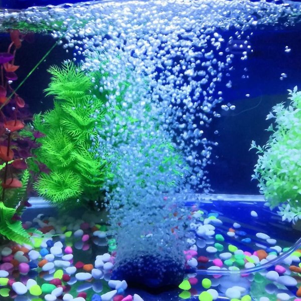 10 st Air Stones Aquarium Bubble Air Stones Fish Tank Air Bubbler Aquarium Syresten för hydroponisk syrespridare (FMY)