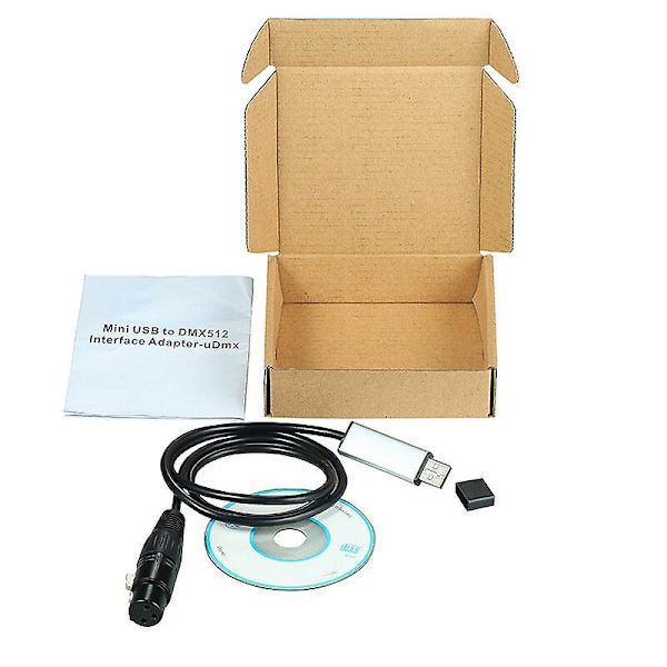 2023 Ny Hot USB DMX Interface Adapter til Scenebelysning og Partylys, Windows Kompatibel (FMY) Photo Colo