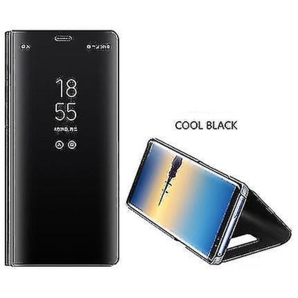 Samsung Galaxy S10 Plus Clear View case - musta - Krygv (FMY)