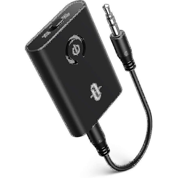 TaoTronics Bluetooth 5.0 Sändare/mottagare - 2-i-1 Trådlös Ljudadapter (aptX Låg Latens)  (FMY)