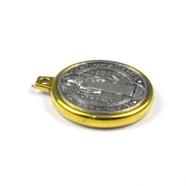 Saint Benedict Medal Pendant Halskæder Kvinder Mænd Legering Materiale Kors Halskæder  (FMY)