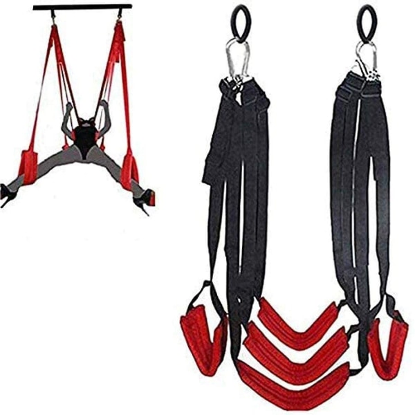 Swing Belt Oppgradert versjon 5 Pad Par Posture Auxiliary Swing Fun Adult rekvisita Svart Rød Dx. (FMY)