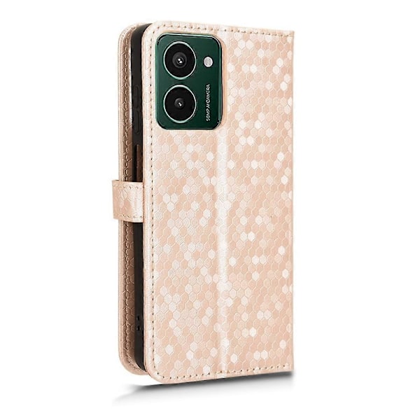 Dot Tekstur Lærveske For HMD Pulse Pro / Pulse / Pulse+ (FMY) Gold