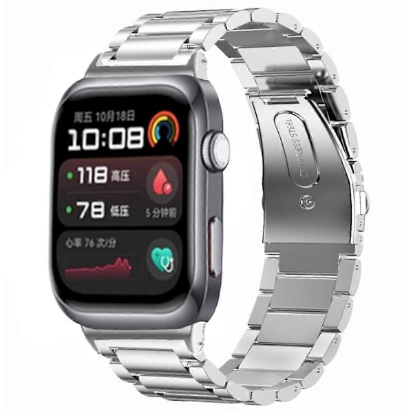 Remmebånd for Huawei Watch D2 - Tre-perlet Solid Rustfritt Stål (FMY) Multicolor Style B