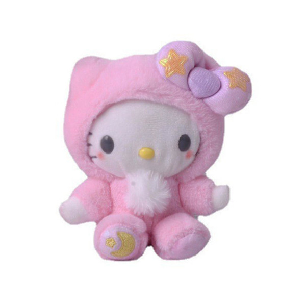 Rion Sanrio Cartoon Kawaii Kuromi My Melody Cinnamoroll Kudde Plyschleksaker Mjuka Stoppade Dockor För Barn (FMY) Cat Doll