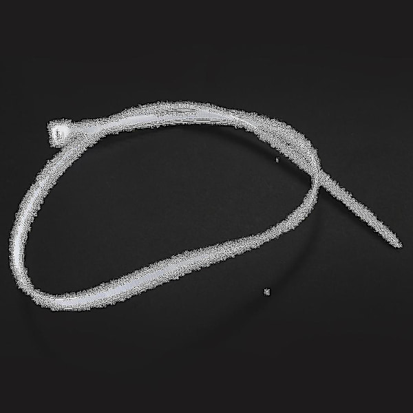 20x Ekstra Lange 76cm Kabelbinder Hvite Zip Wraps (FMY)
