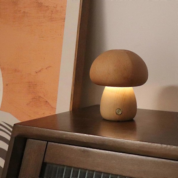 Tre Sopplampe Sopp Nattlys Jubileum Bursdagsgaver til Kvinner Mamma Bestemor Sopplampe Sopp Nattlys Søt Lampe Flaggermus (FMY)