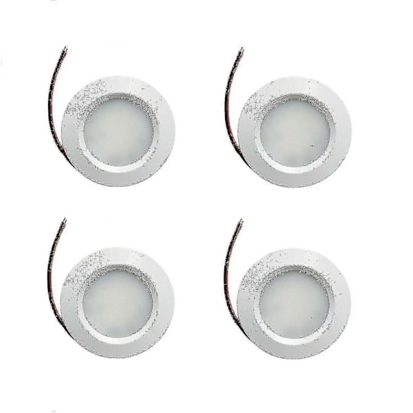 6 X Led 24v Spotlights Dæmpbare Campingvogn Båd Forsænket Kold Hvid Downlights (FMY) 4PCS