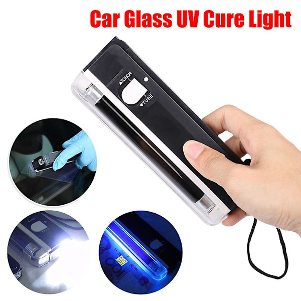 Auto Glas UV Hærde LED Lys Bilrude Resin Hærdet Ultraviolet UV Lampe Belysning Forrude Reparation Billet Værktøjer (FMY)