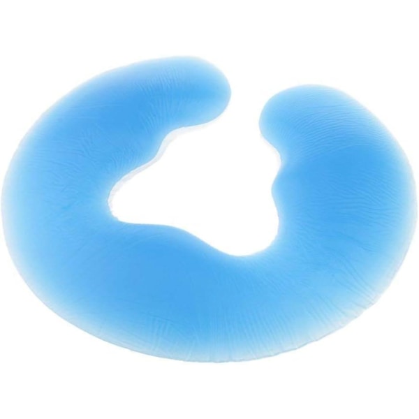 Silicon Spa Pillow Gel Face Pad Kasvojen lepo Vartalo Selkä Hierontapöytä Sänky Spa Beauty Hierontatyynytyynykehto - Sininen, 27,5 X 25 cm (FMY)