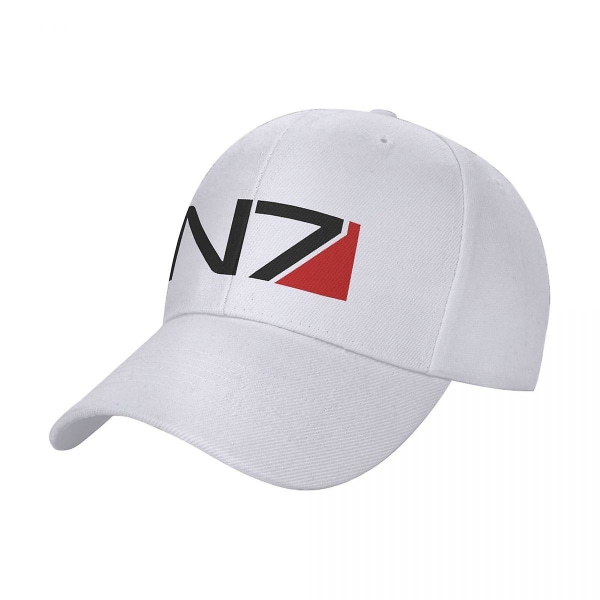 Mass Effect N7 Baseball Cap Kvinnor Män Justerbar Trucker Hat Sport  (FMY) Khaki Trucker Hat