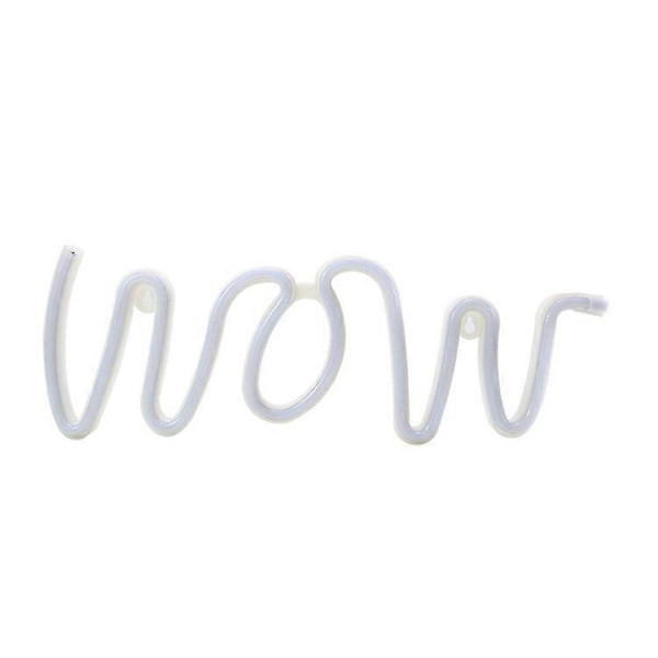 WOW Form LED Neon Lys Vægophæng Bar Atmosfære Lys (FMY) Warm Light