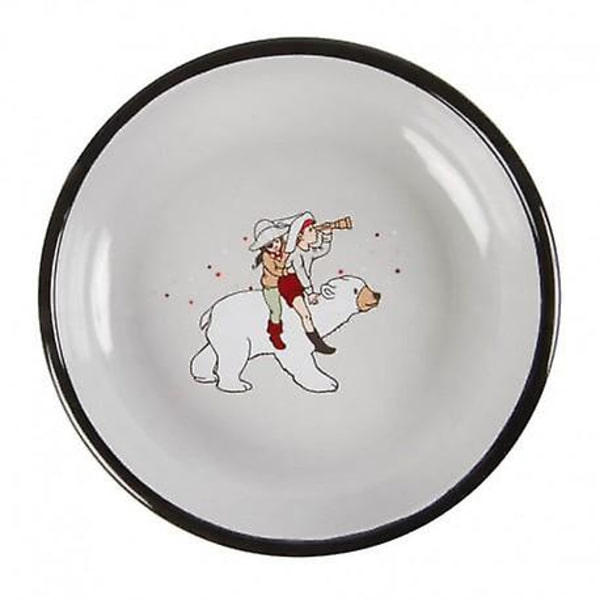 Emaljtallrik Belle & Boo 18 cm i diameter från (FMY)