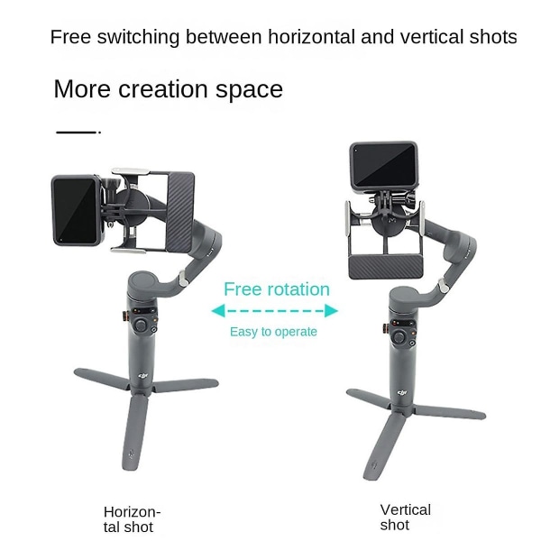 Handhållen Gimbal Adapter Switch Mount Adapter För Mobil 6/5 kamera För 4/3 To Action 4 Adapter (FMY)