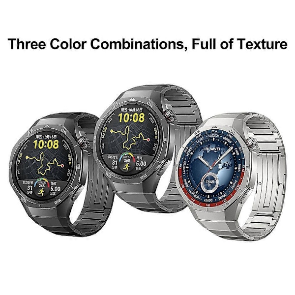 Vikbart Spänne Titanarmband För Huawei Watch GT 5 Pro 46mm (FMY) Mars Titanium