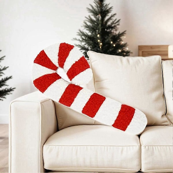 Soffa Kudde Stil Jul Kudde Vardagsrum Bil Kudde Loop Godis Kudde B  (FMY) As Shown