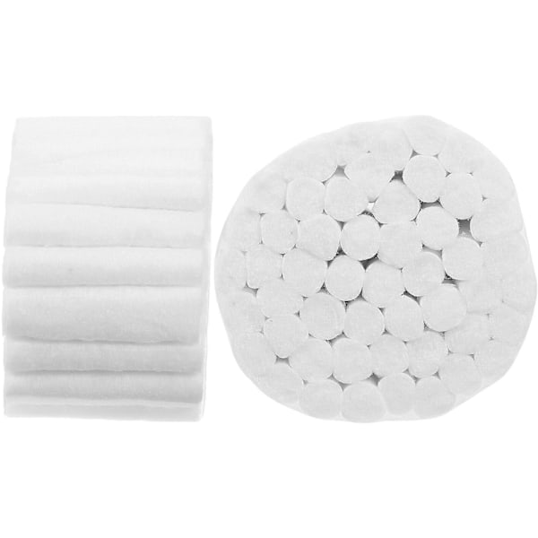 250 st Bomulls Näsblodspluggar Extra Absorberande Blodkoagulerande Bomullsrullar (FMY)
