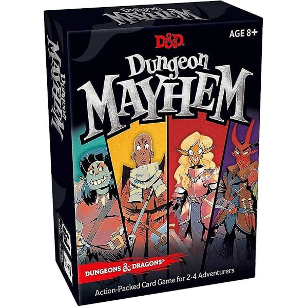 Dungeones Mayhem Dungeonsing Dragons Korttipeli 120 Korttia Leikki Viihde Juhlat Perhe Ystävät Taistelu Baldurs Gate Lautapeli (FMYED) basic and expansion