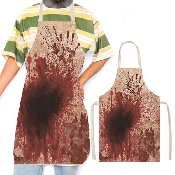 Halloween Cosplay Skräckförkläde Skräck Och Konstig Stämning Dekoration Originalitet Arbetskläder Undvikande Smuts Skydd Semesterprydnader FLY4880  (FMY) B One Size