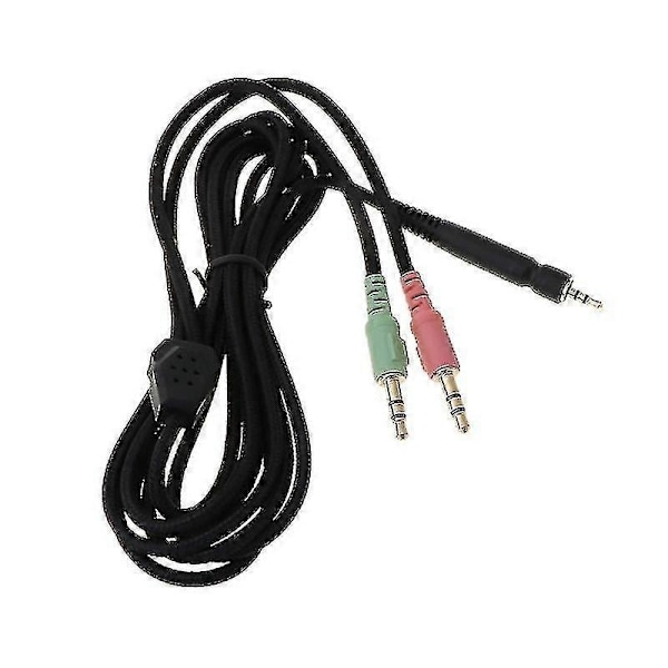 Udskiftningslydkabel til Sennheiser G4me One Game Zero Pc 373d Pc37x Gsp350 500 600 hovedtelefoner 1 plug