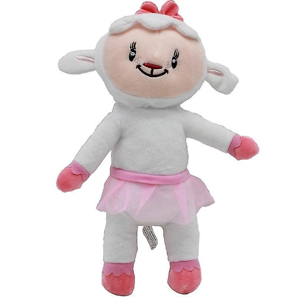 Doc McStuffins Hallie Plyschleksak Mjuk Fylld Djurdocka Julgåva Leksaker (FMY) White sheep