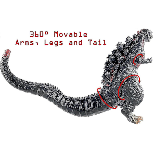 Shin Godzilla, 2021 Elokuvasarjan Liikkuvilla Nivelten Toimintahahmot Pehmeästä Vinyylistä (FMY)
