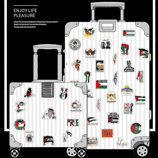50 st Fri Palestina Seger Rädda Gaza Bilstickers (FMY)