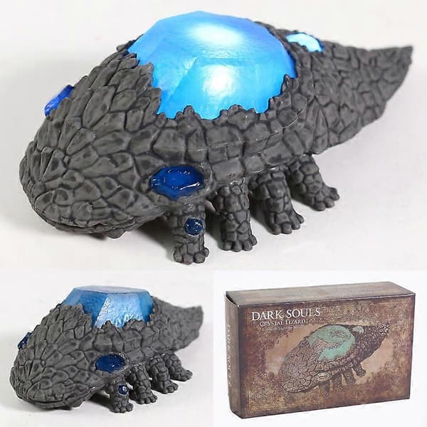 Krystalløgle Statue Lysende Dark Souls Figur Modell Leke med LED-lys (FMY)