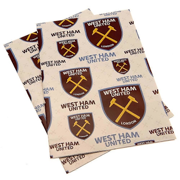 Crest Gavepapirark (FMY) Claret Red/White One Size