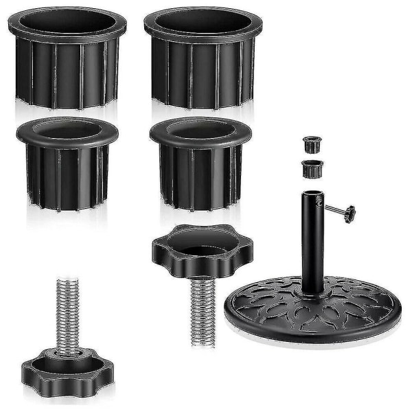 Parasollfot Stativ Hull Ring Plugg Deksel Hetter Terrasse Parasol Reservedeler Acc -jx  (FMY) Diagonal muzzle