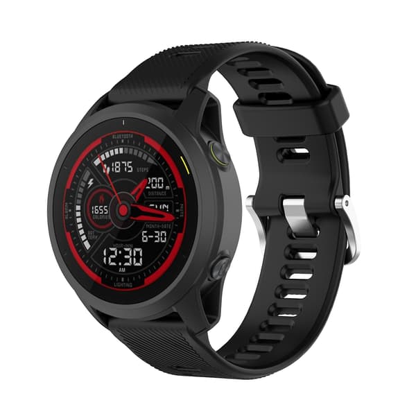 Silikon Urrem For Garmin Forerunner 745 (FMY) Black