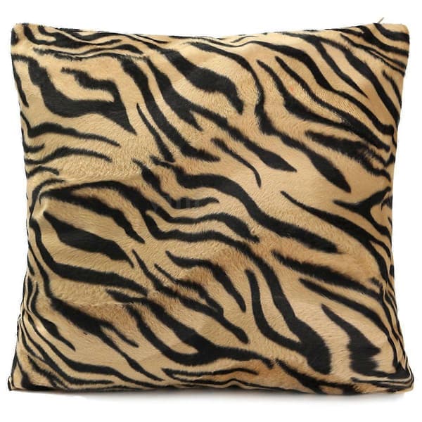 45 cm dyreprint leopard zebra pudebetræk sofapude dekor #01 (FMY) A 2 45x45cm