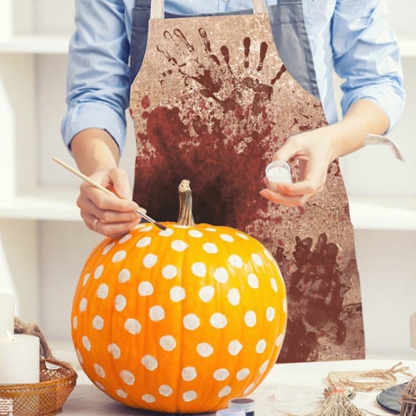 Halloween Cosplay Skräckförkläde Skräck Och Konstig Stämning Dekoration Originalitet Arbetskläder Undvikande Smuts Skydd Semesterprydnader FLY4880  (FMY) B One Size