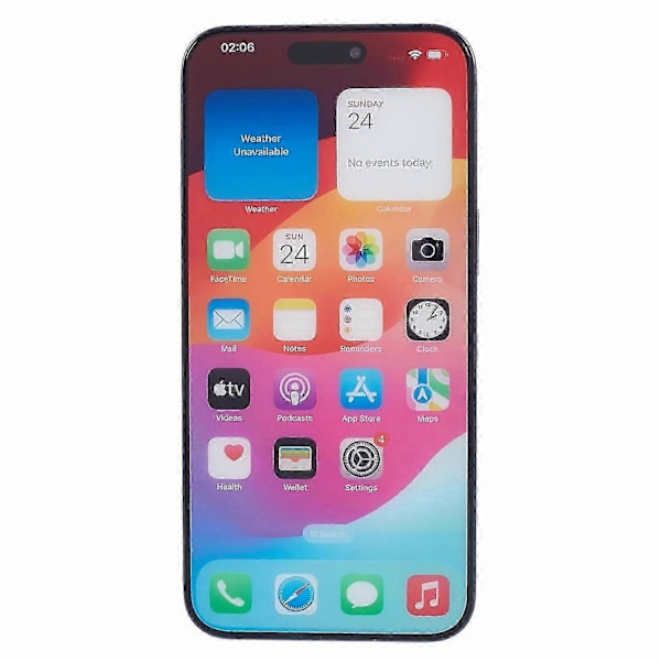 För Iphone 15 Pro Max Färgskärm Replica Dummy Telefon Display Falsk 1:1 Skala Icke-fungerande Modell Leksak zxin  (FMY) Multicolor iPhone 15 Pro Max