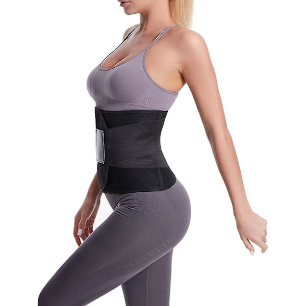 Postpartum Mageband - Magebind for C-snitt, Magebinder for Etter Operasjon - Støttebelte for Mageplastikk (FMY) Black XL