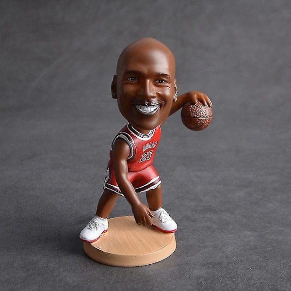 Sofirn Michael Jordan Actionfigur Statue Bobblehead Basketball Dukke Dekorasjon  (FMY)